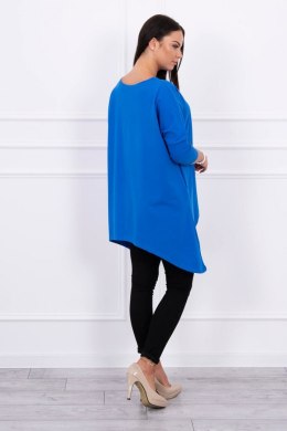 Bluzka oversize chabrowa