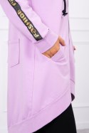 Bluza z suwakiem z tyłu fioletowa