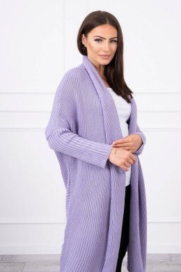 Sweter z rękawami typu nietoperz fioletowy