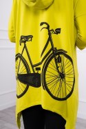 Bluza z nadrukiem roweru kiwi