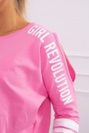 Komplet Girl Revolution jasny różowy