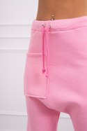 Komplet ze spodniami Baggy jasny różowy
