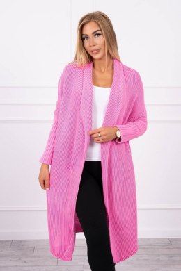 Sweter z rękawami typu nietoperz jasno różowy