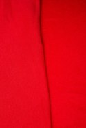 Bluza ocieplana z długim tyłem i kapturem czerwona