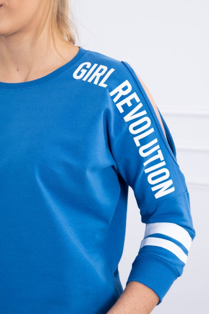 Komplet Girl Revolution jeansowy