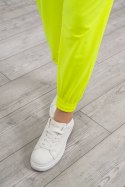 Komplet top+spodnie żółty neon
