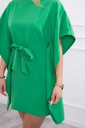 Sukienka nietoperz Oversize jasno zielona
