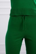 Komplet sweterkowy 3-częściowy zielony
