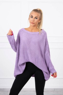 Sweter szeroki oversize fioletowy