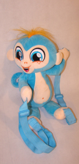 Plecaczek małpka niebieski