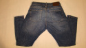 Jeansowe spodnie męskie na suwak 42