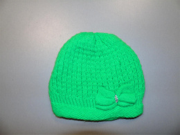 Zielona czapka zimowa