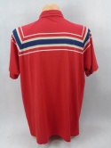 Czerwona męska koszulka polo XL