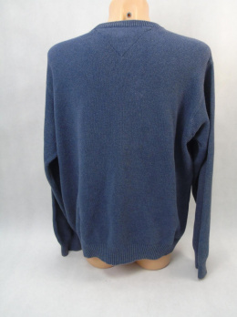 Szaroniebieski sweter męski XL