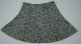 Szaro -czarna spódnica rozkloszowana M