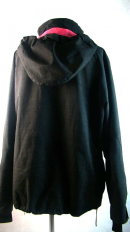 Czarna kurtka z kapturem XL