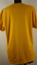 Ciemno żółta bluzka z nadrukiem M