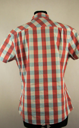 Koszula w kolorową kratę M