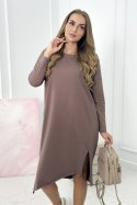 Sukienka oversize mocca