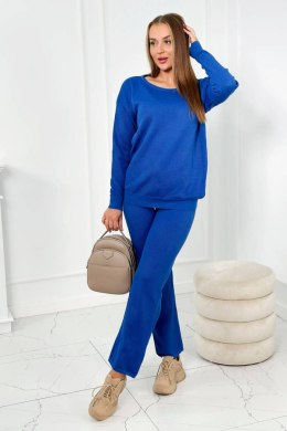 Komplet sweterkowy Bluza + Spodnie chabrowy