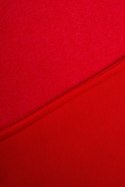 Bluza z krótkim suwakiem czerwona