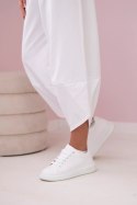 Komplet bawełniany bluza + spodnie biały